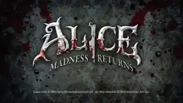 Alice - Madness Returns (USA) screen shot title